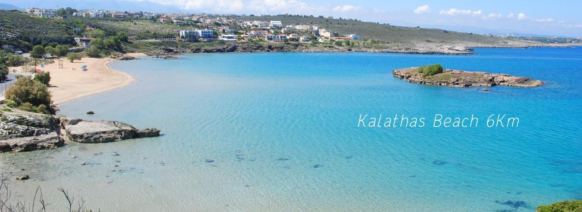 Souda Bay View With Private Pool Near Chania City Chrissi Akti Chania Exterior foto